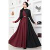 Kemerli Abiye ASM2685 Bordo