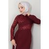 Pul Payet Abiye ASM2711 Bordo