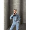 Gömlek Yaka Düğmeli Denim Tulum AÇIK MAVİ 9248