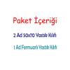 %100 Pamuklu 50x70 Yastık Kılıfı Pillow Case 3lü Paket