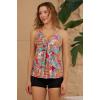 Tankini Şortlu Pastel Renkli