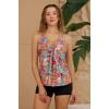 Tankini Şortlu Pastel Renkli