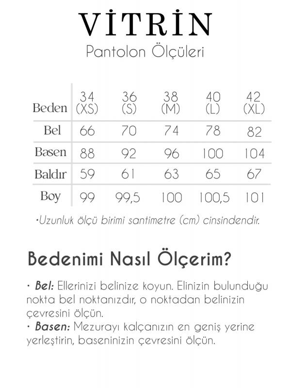 Küçük Cep Detaylı Ekose Pantolon