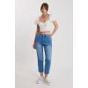 Slim Fit Crop Mom Jean