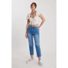 Slim Fit Crop Mom Jean