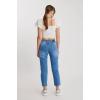 Slim Fit Crop Mom Jean