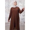 Asimetrik Kesim Tunik 1253 - Kahve