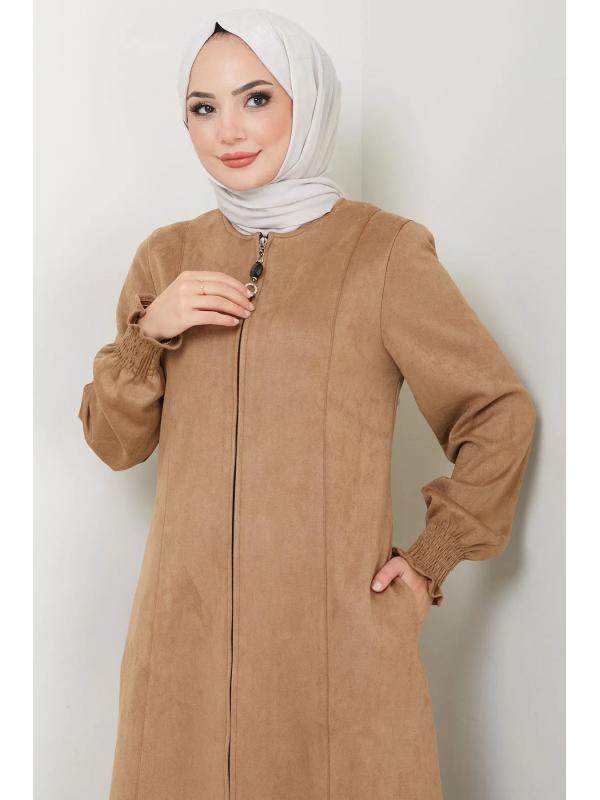 Manşeti Gipeli Süet Ferace Camel HM2543