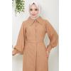 Boncuklu Sofia Elbise Camel HM2476