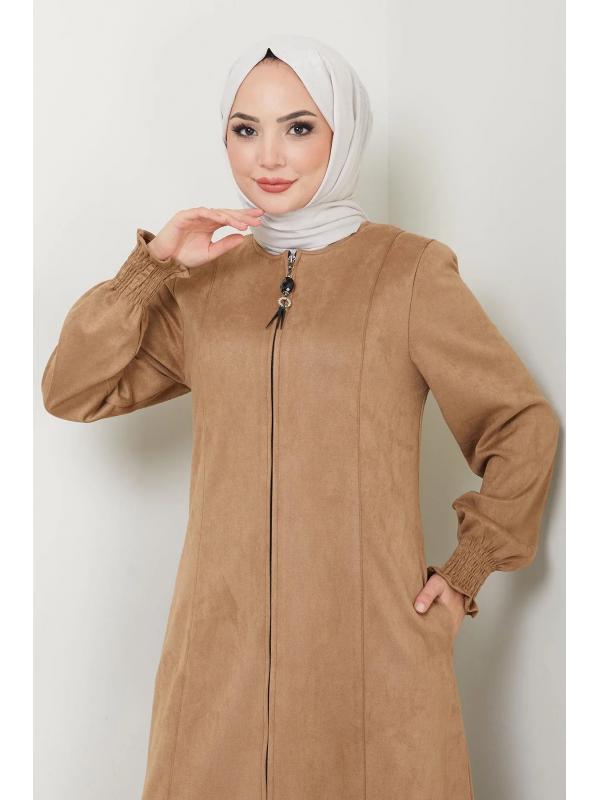 Manşeti Gipeli Süet Ferace Camel HM2543