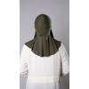 Haki Pratik Hazır Geçmeli Şal Şifon Kumaş Hijab Bone 3009_09