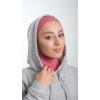 Violet Pratik Hazır Geçmeli Tesettür Bone Sandy Kumaş Spor Hijab 2113_21