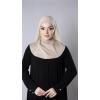 Bej Pratik Hazır Geçmeli Şal Şifon Kumaş Hijab Bone 3009_12