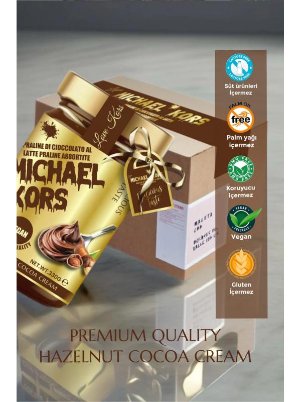 Love Michael Kors Praline Dı Cioccolato Al Latte Praline Kakaolu Fındık Kreması 330gx3