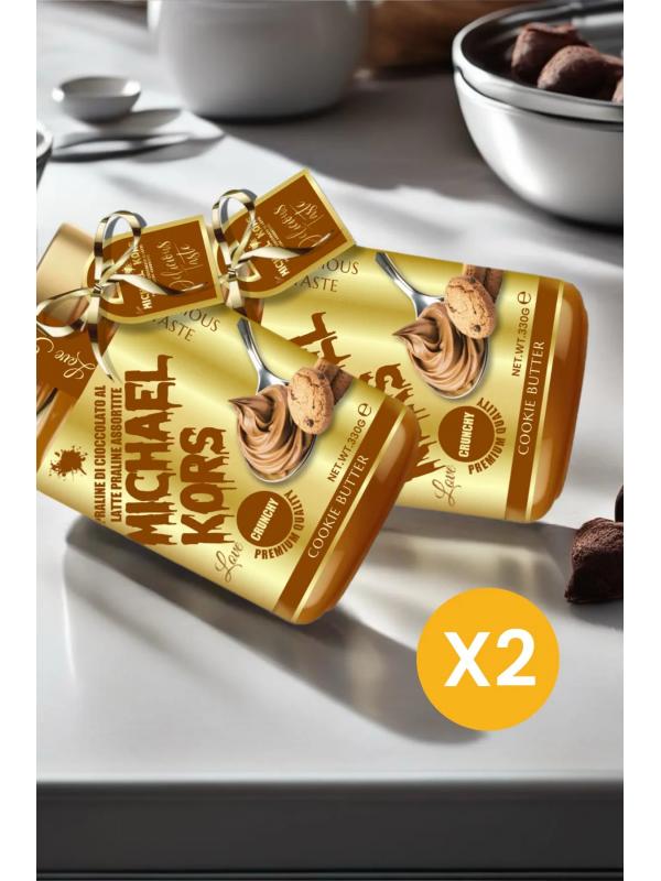 Love Michael Kors Praline Dı Cioccolato Al Latte Praline Assorti. Karamelli Bisküvi Ezmesi 330gx2