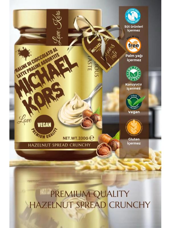 Love Michael Kors Praline Dı Cioccolato Al Karamelli Bisküvi Kreması + Krokant Fındık Ezmesi 330gx3