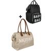 Mother Bag Anne Bebek Bakım Omuz Çantası Silver Anne Bebek Bakım Sırt Çantası