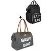 Baby Bag Anne Bebek Bakım Omuz Çantası Silver Anne Bebek Bakım Sırt Çantası