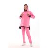 Kadın Günlük Sweatshirt - Pantolon Spor Takım PEMBE